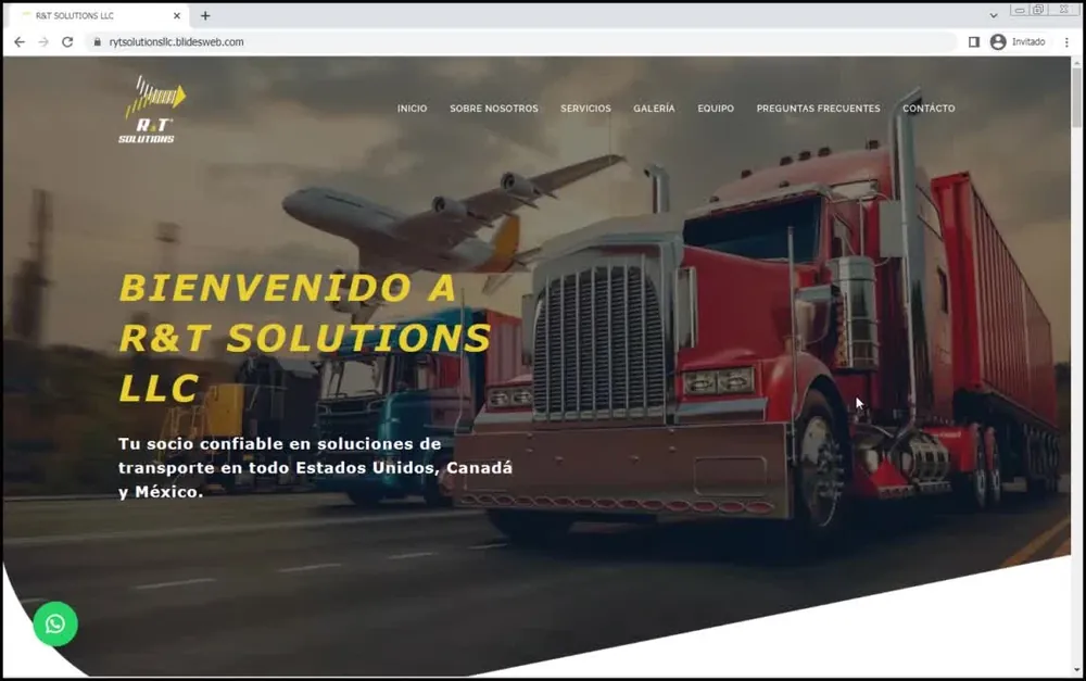 R&T Solutions en computadora